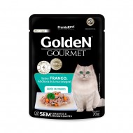 GOLDEN SACHE GOURMET GATOS ADULTO CASTRADO FRANGO 70G