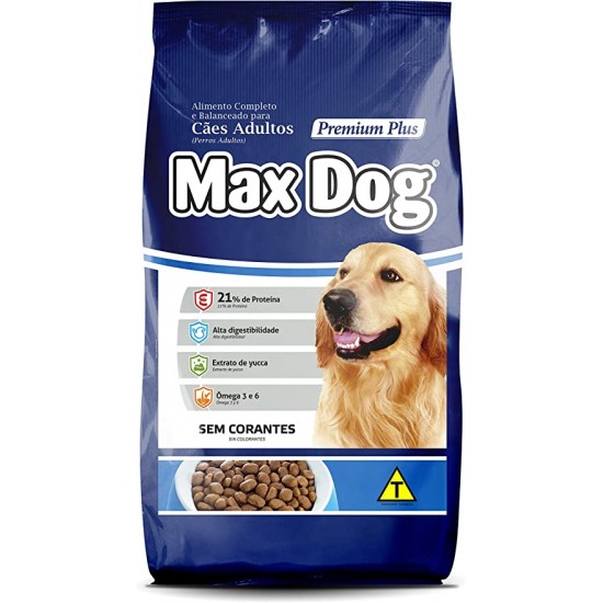 RAÇÃO CÃES MAX DOG (CARNE FRANGO) 15KG