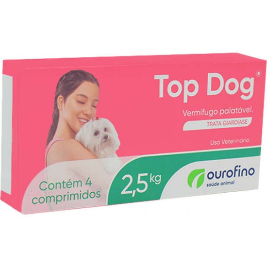 TOP DOG 2,5KG C/ 04 COMPRIMIDOS